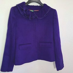 Boden cashmere/wool Deep purple, size 10.